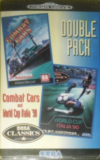 Double Pack: Combat Cars and World Cup Italia '90 Box Art