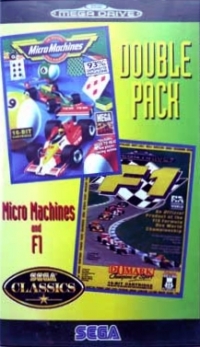 Double Pack: Micro Machines and F1 Box Art