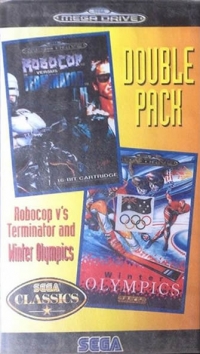 Double Pack: Robocop v's Terminator and Winter Olympics Box Art