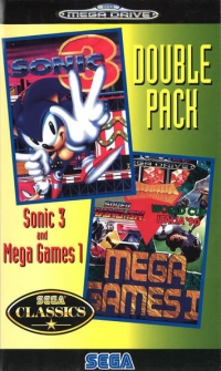 Double Pack: Sonic 3 and Mega Games 1 Box Art