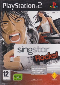 SingStar Rocks! (not to be sold separately) Box Art