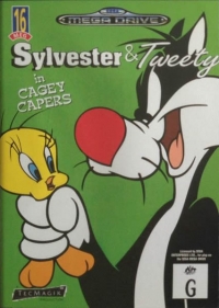 Sylvester and Tweety in Cagey Capers Box Art