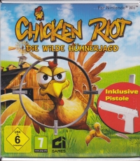 Chicken Riot: Die Wilde Hühnerjagd (Inklusive Pistole) Box Art