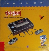Samsung Aladdin Boy Home Computer System (SPC100N) Box Art