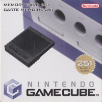 Nintendo GameCube Memory Card 251 - Black Box Art