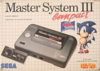 Tec Toy Sega Master System III Compact - Sonic the Hedgehog (white box) Box Art