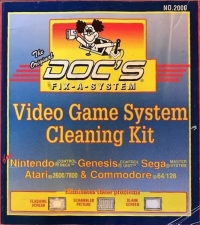 Doc's Fix-A-System Video Game System Cleaning Kit Box Art