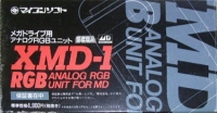 Dempa XMD-1 RGB Analog RGB Unit for MD Box Art