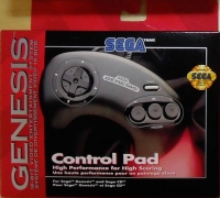 Sega Control Pad (black letters) [CA] Box Art