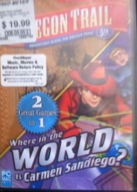 Oregon Trail, The - 5th Edition/Where in the World is Carmen Sandiego? Treasures of Knowledge Box Art