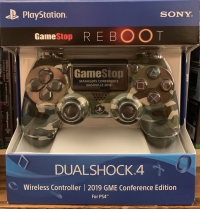 Sony DualShock 4 Wireless Controller CUH-ZCT2U - 2019 GME Conference Edition (green camouflage) Box Art