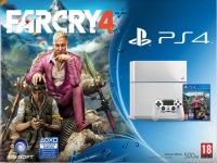Sony PlayStation 4 CUH-1116A - Far Cry 4 (Glacier White) Box Art