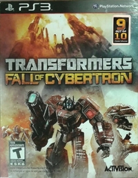 Transformers: Fall of Cybertron (9 out of 10 slipcover) [CA] Box Art