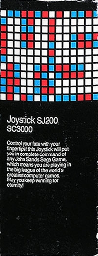 John Sands Sega Joystick SJ200 Box Art