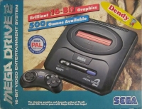 Sega Mega Drive 2 (Dendy Delivered by Steepler) Box Art