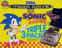 Sega Mega Drive II - Sonic the Hedgehog 3 Triple Pack Box Art