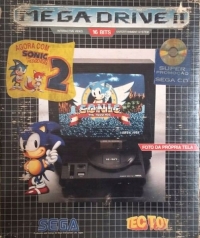 Tec Toy Sega Mega Drive II - Sonic the Hedgehog 2 Box Art