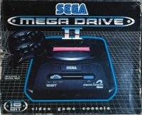 Sega Mega Drive II (includes 2 Control Pads / Printed in Hong Kong) [UK] Box Art