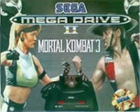 Sega Mega Drive II - Mortal Kombat 3 Box Art