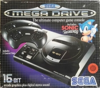 Sega Mega Drive - Sonic the Hedgehog (Info-Sega Hot-Line) Box Art