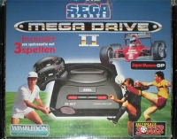 Sega Mega Drive II - Super Monaco GP / Wimbledon / Ultimate Soccer [NL] Box Art