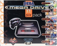 Sega Mega Drive II - Six Pack Box Art