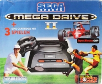 Sega Mega Drive II - Super Monaco GP / Wimbledon / Ultimate Soccer [DE] Box Art