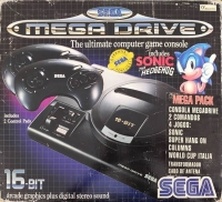 Sega Mega Drive - Sonic the Hedgehog (Mega Pack) Box Art