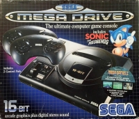 Sega Mega Drive - Sonic the Hedgehog / Mega Games I Box Art