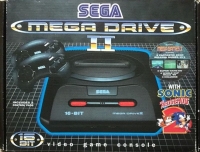 Sega Mega Drive II - Sonic the Hedgehog 2 / Mega Games I Box Art