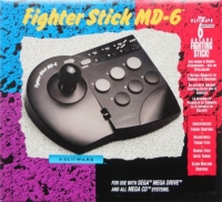 Asciiware Fighter Stick MD-6 Box Art