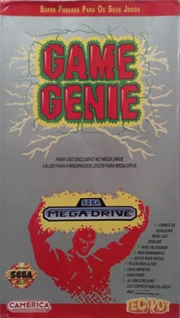 Tec Toy Camerica Game Genie Box Art