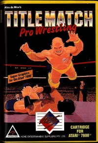 Alex DeMeo's Title Match Pro Wrestling Box Art