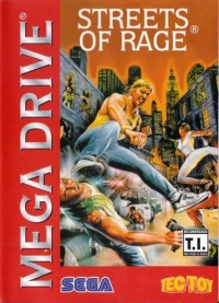 Streets of Rage (red cover) Box Art
