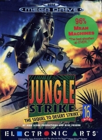 Jungle Strike (1 player label) Box Art