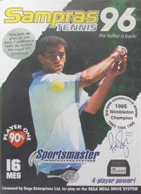 Sampras Tennis 96 (white label) [FR] Box Art