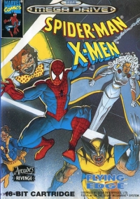 Spider-Man and the X-Men in Arcade's Revenge (Made in Japan) Box Art