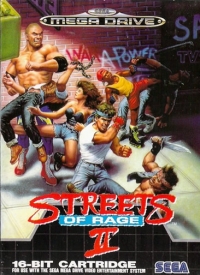 Streets of Rage II (CE logo) Box Art
