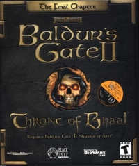Baldur's Gate II: Throne of Bhaal Box Art
