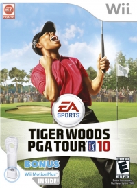 Tiger Woods PGA Tour 10 (Bonus Wii MotionPlus Inside) Box Art
