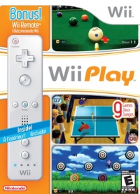 Wii Play (Bonus Wii Remote) Box Art