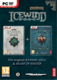 Icewind Dale + Icewind Dale: Heart of Winter (Atari) Box Art