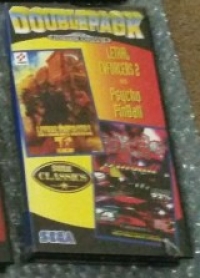 Double Pack: Lethal Enforcers 2 and Psycho Pinball Box Art
