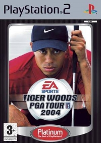 Tiger Woods PGA Tour 2004 - Platinum Box Art