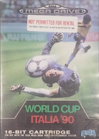 World Cup Italia '90 (Not Permitted for Rental) Box Art