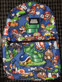 Super Mario Bros Cartoon Backpack Box Art