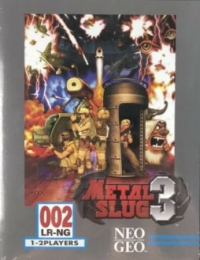 Metal Slug 3 (002 LR-NG) Box Art