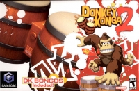 Donkey Konga 2 (DK Bongos Included) Box Art