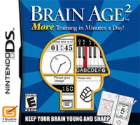 Brain Age 2: More Training in Minutes a Day! (63725A) Box Art
