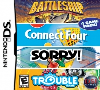 Battleship / Connect Four / Sorry! / Trouble Box Art